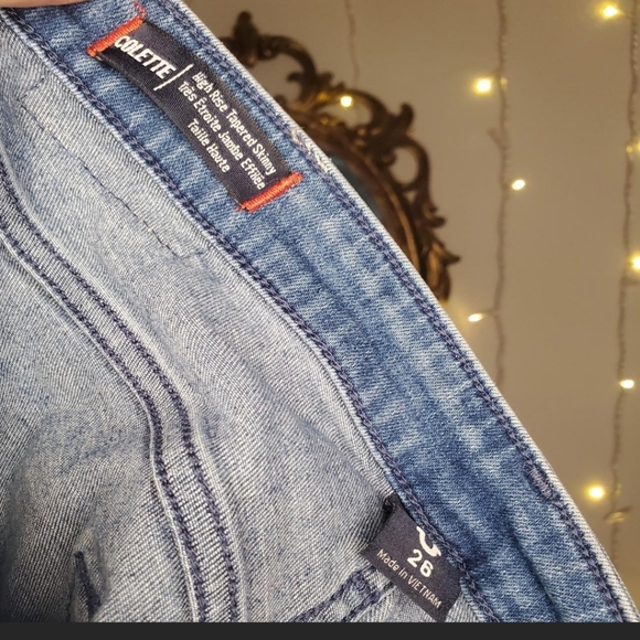 TRUE RELIGION Collette embellished jeans sz 26 - Picture 3 of 4